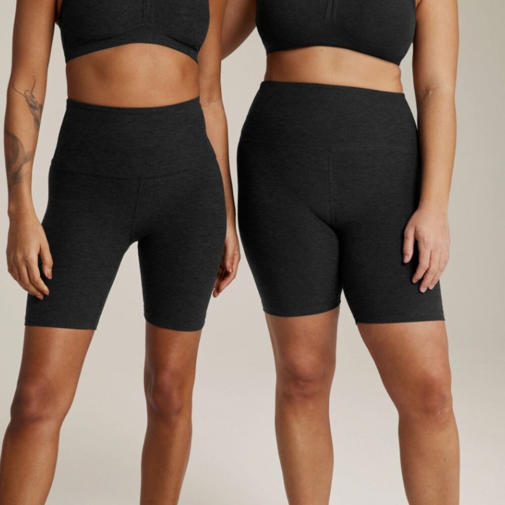 NWT Beyond Yoga Spacedye High Waisted 7" Biker Short - Size XL